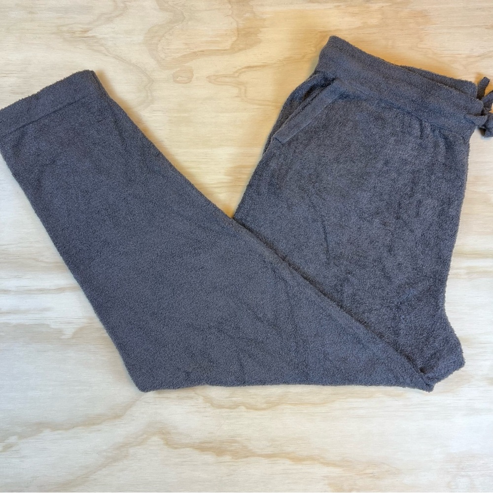 Barefoot Dreams CozyChic Lite Relaxed Jogger with Slits Mineral Color Size XL